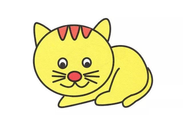 简单五步画出可爱的小猫咪