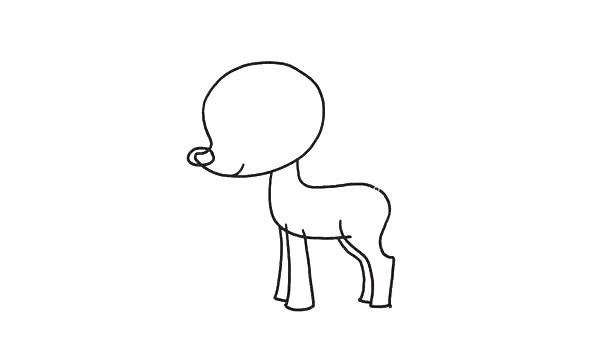 一步步教你画可爱的梅花鹿