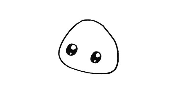 喜爱小花的兔子简笔画 喜爱小花的兔子简笔画