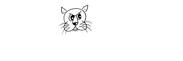 带颜色的狮子简笔画怎么画