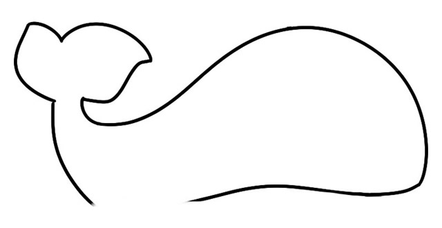有趣的鲸鱼简笔画步骤 有趣的鲸鱼简笔画步骤