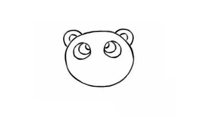 可爱的小狮子简笔画步骤