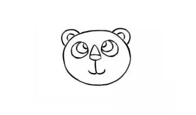 可爱的小狮子简笔画步骤