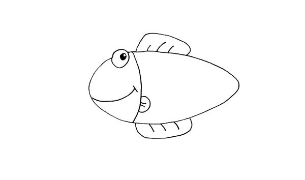 海草和小鱼卡通简笔画教程 海草和小鱼卡通简笔画教程