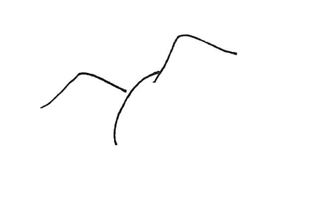 海鸥怎么画 涂色的海鸥简笔画步骤