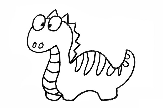 9种关于恐龙的简笔画大全