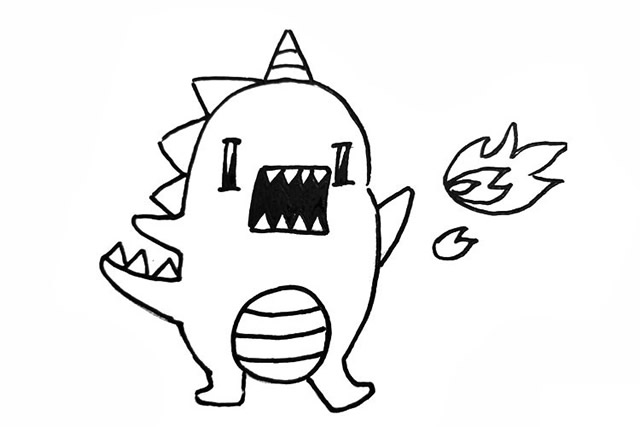 9种关于恐龙的简笔画大全