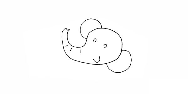 洗澡的大象简笔画步骤 洗澡的大象简笔画步骤