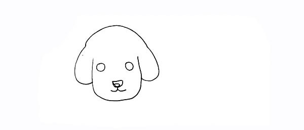 两只可爱的小狗简笔画 两只可爱的小狗简笔画