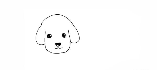 两只可爱的小狗简笔画 两只可爱的小狗简笔画