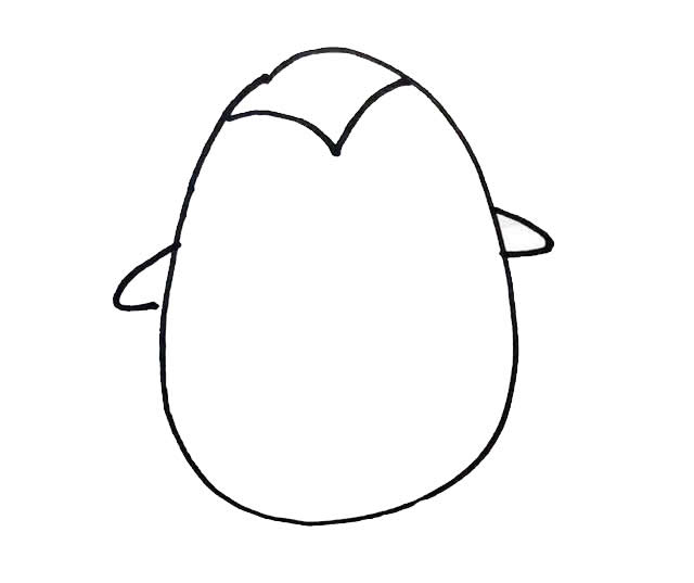 简单的小企鹅怎么画 简单的小企鹅怎么画