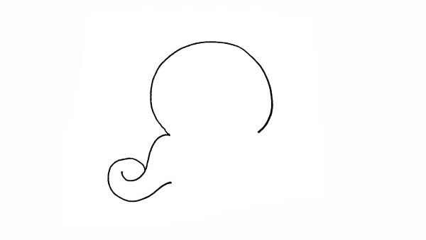 拿着冰激凌的章鱼简笔画