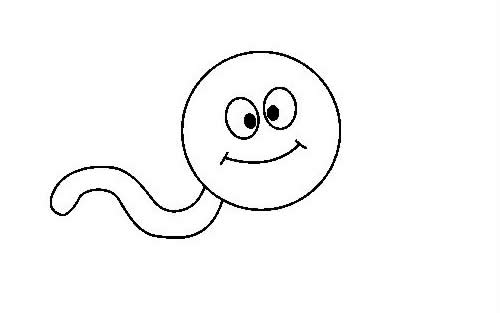 一步步教你画简单的章鱼带涂色