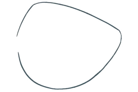 卡通海鱼简笔画教程【涂色】