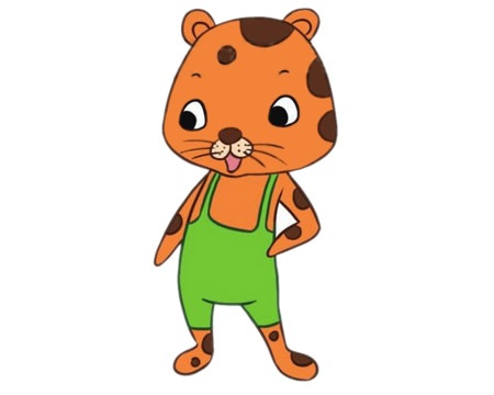 豹子小姐卡通简笔画