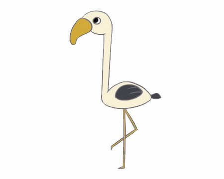 飞鹤怎么画简单又好看