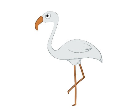 简单的飞鹤怎么画