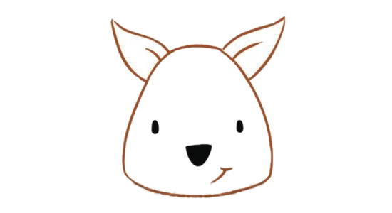 卡通袋鼠简笔画教程【涂色】