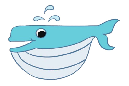 关于鲸鱼的卡通简笔画(鲸鱼的卡通图)