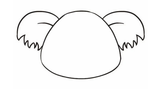 考拉简笔画步骤教程【涂色】