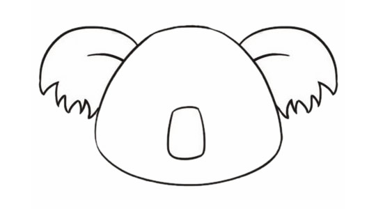 考拉简笔画步骤教程【涂色】