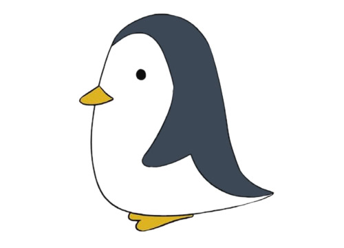 企鹅怎么画最简单(企鹅怎么画最简单又漂亮)