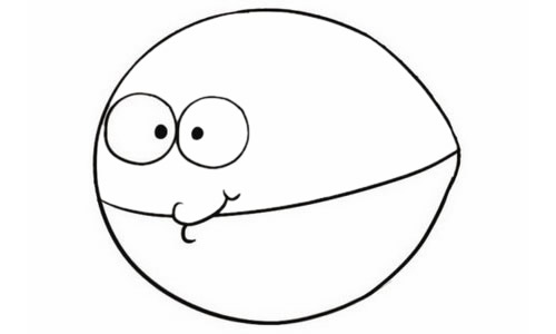 卡通的深海鱼简笔画教程