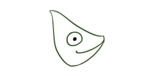 蜥蜴简笔画步骤教程【涂色】