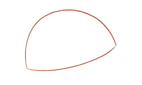 卡通水母简笔画步骤【涂色】