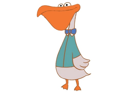 卡通的鹈鹕怎么画(鹈鹕手绘)