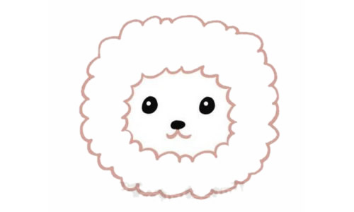 涂色的可爱羊驼简笔画教程
