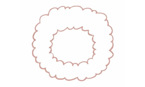 涂色的可爱羊驼简笔画教程