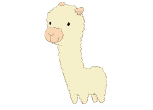 简单的羊驼怎么画(简单的羊驼怎么画好看)