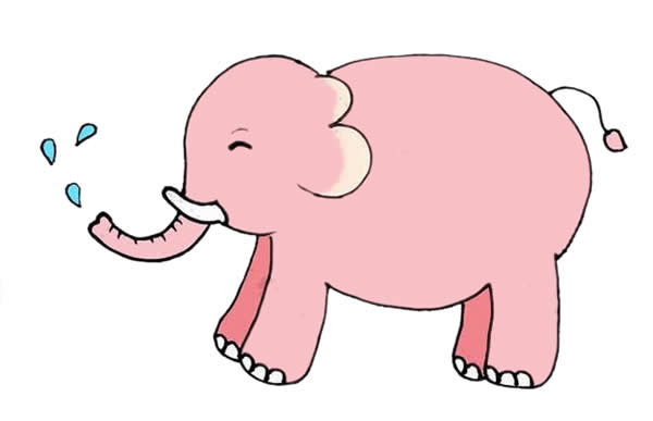 教你怎么用数字3画大象简笔画