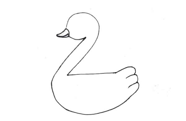 怎么用数字2画可爱的小鸭子