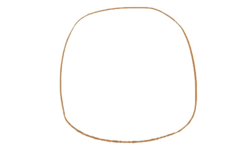 涂色卡通小牛简笔画教程