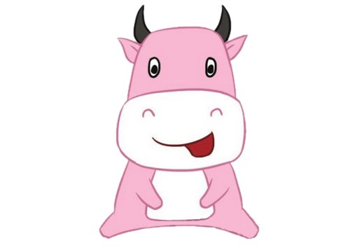 小牛卡通简笔画带涂色(小牛卡通怎么画)