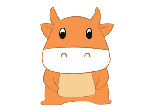 关于小牛的卡通简笔画(小牛的卡通画法)