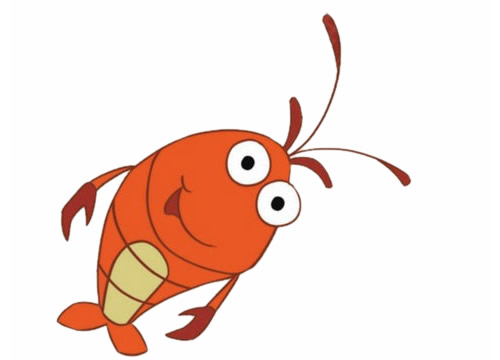 卡通的虾子怎么画(卡通小虾怎么画)