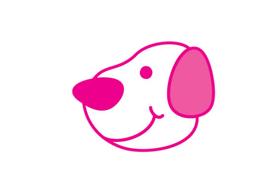 一步步教你画简单的小狗