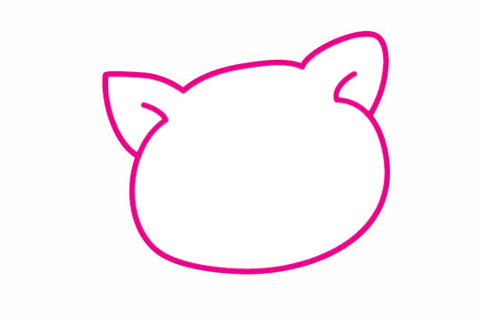 简单的小猫怎么画