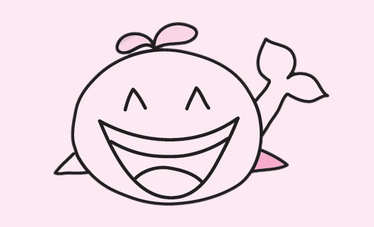 卡通的蓝鲸简笔画(蓝鲸简笔画简单)