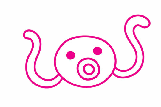 八爪鱼简笔画的画法教程