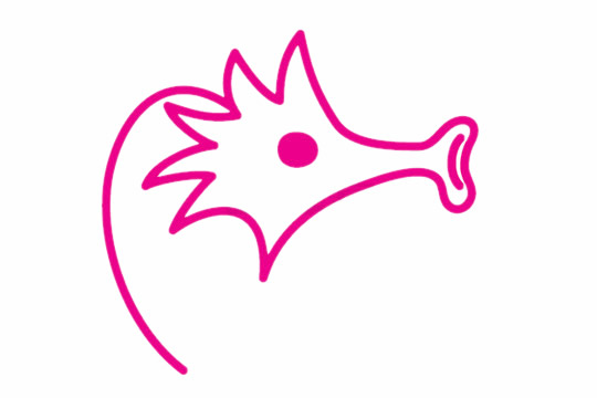 一步步教你画简单的海马