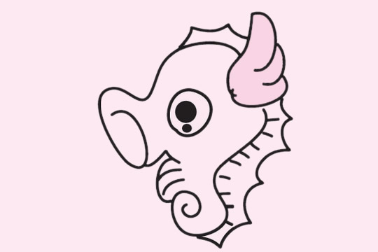 海马宝宝简笔画
