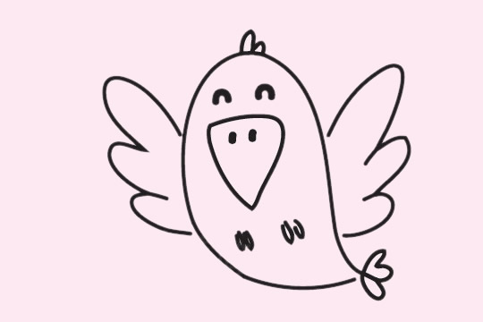 5张卡通乌鸦简笔画大全