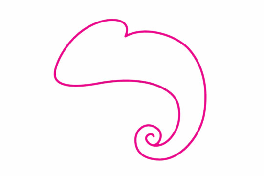 变色龙简笔画教程