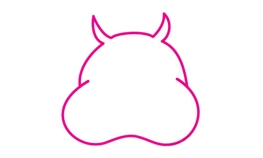 一步步教你画简单的河马 一步步教你画简单的河马