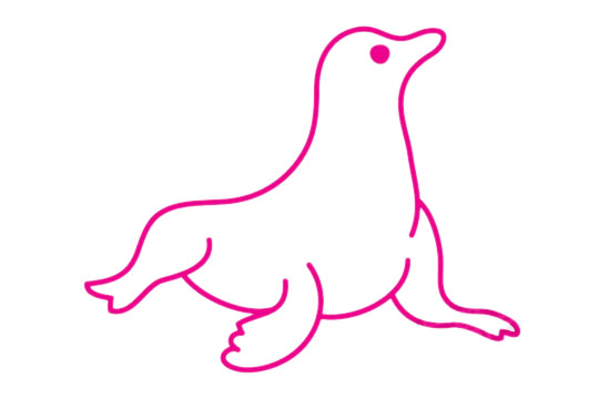 一步步教你画简单的海豹