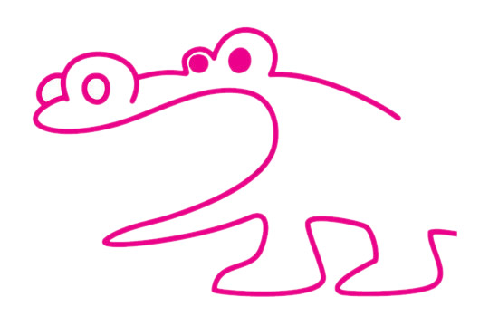 一步步教你画简单的鳄鱼 一步步教你画简单的鳄鱼